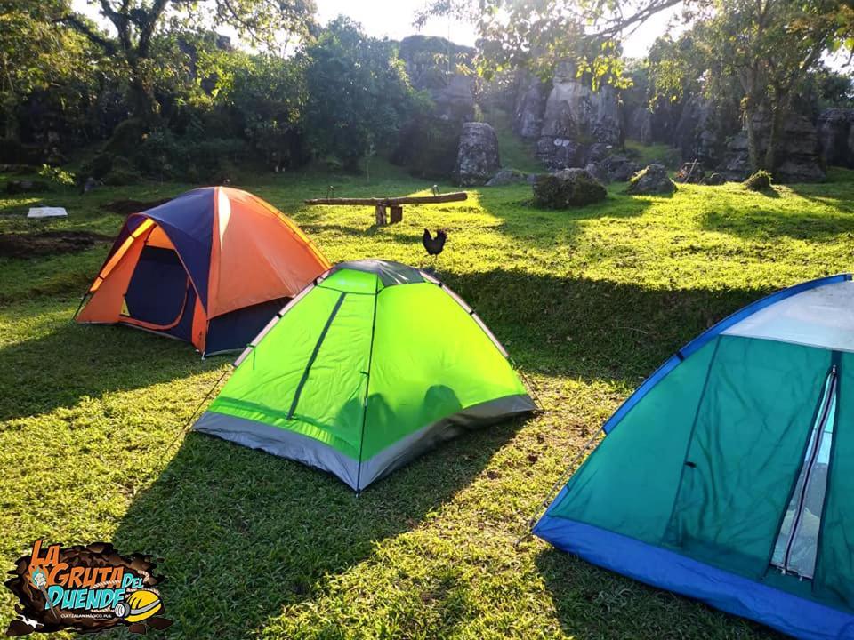 Camp La Gruta Del Duende Hotel Cuetzalán del Progreso Eksteriør billede