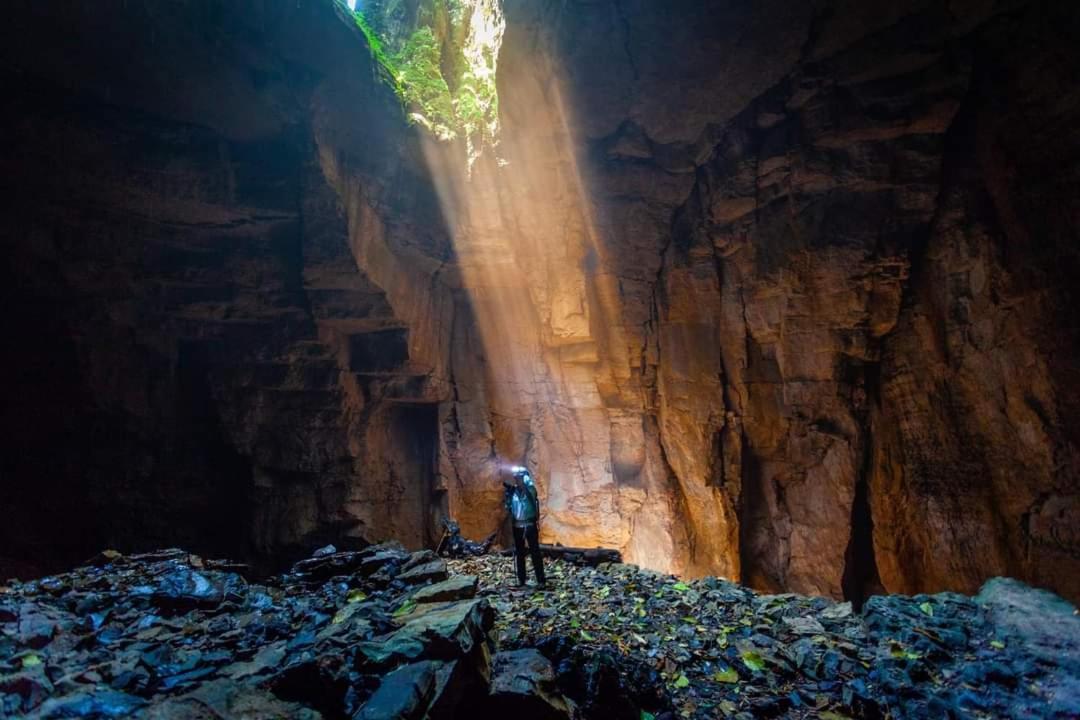 Camp La Gruta Del Duende Hotel Cuetzalán del Progreso Eksteriør billede