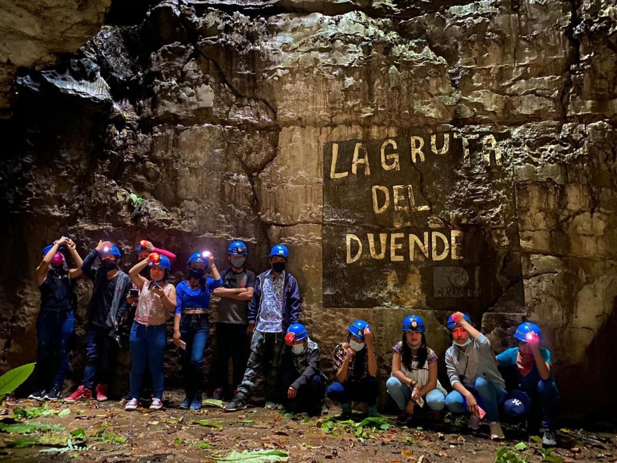 Camp La Gruta Del Duende Hotel Cuetzalán del Progreso Eksteriør billede